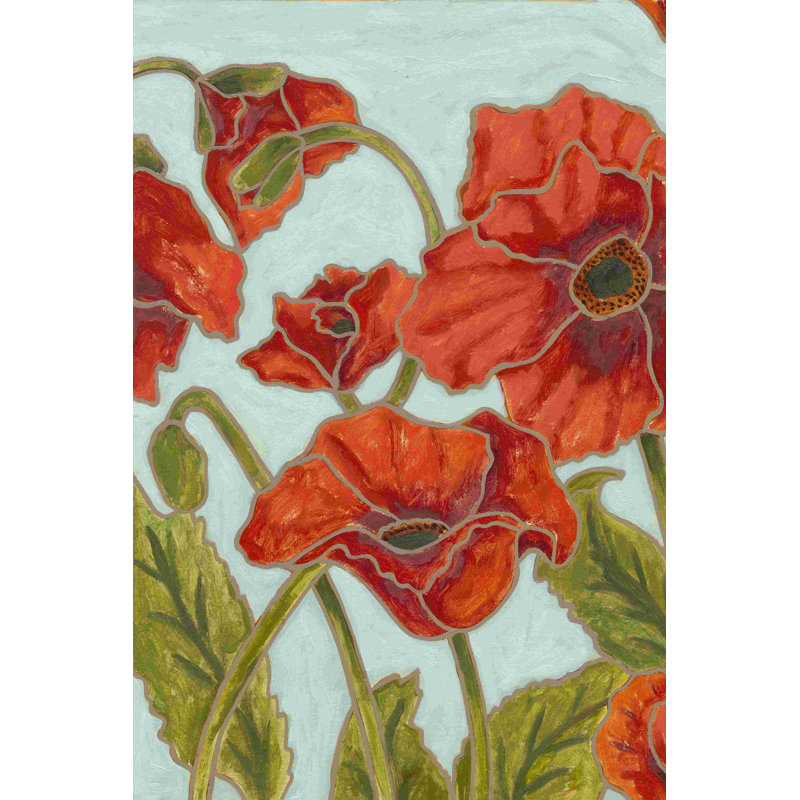 Coquelicot I, H 18 po x l 12 po