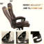 Fauteuil de direction en cuir Pu