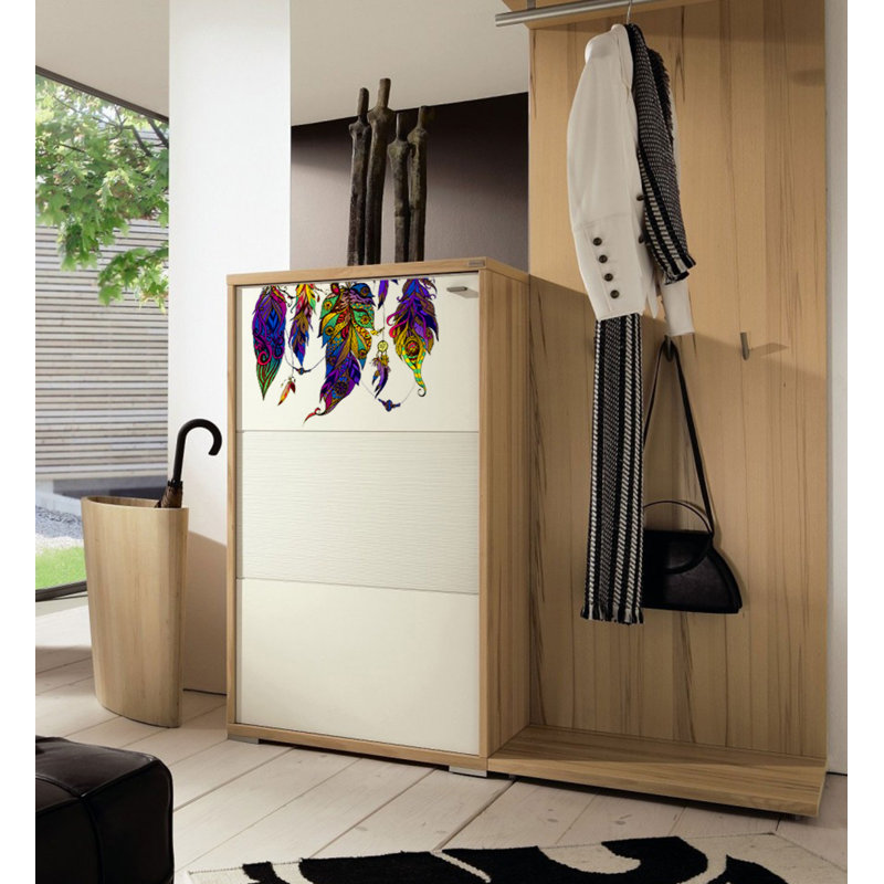 Adhésif décoratif plumes, H 8 po x l 14 po