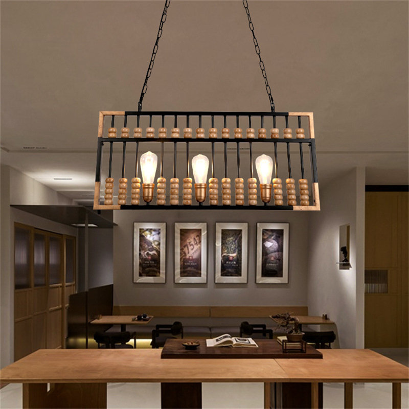 Luminaire suspendu tambour 3 lumières Bonniejo