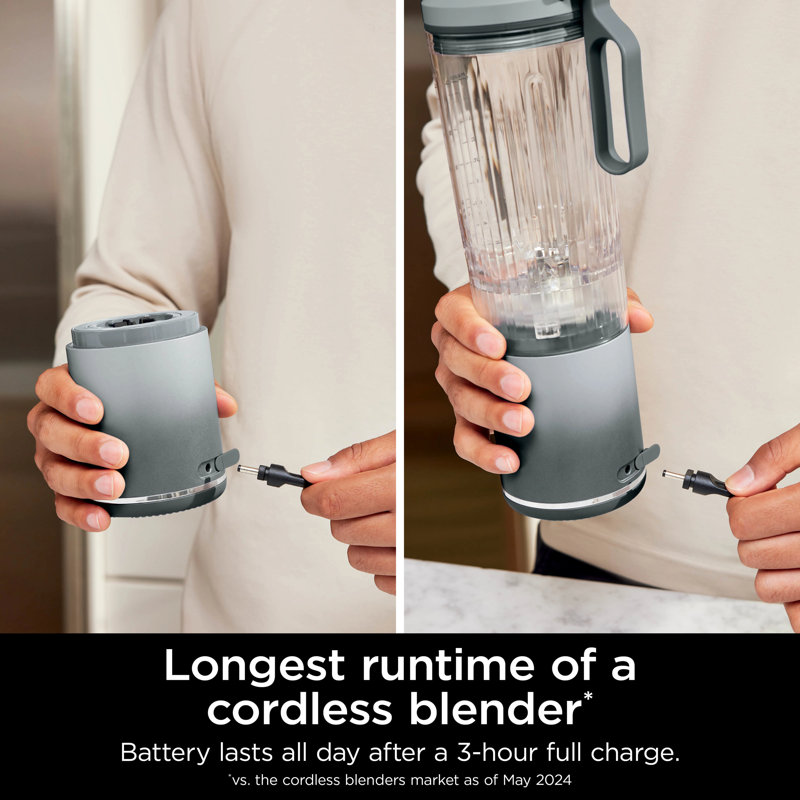 Ninja Blast Max - Portable Blender with 22.oz Twist & Go Vessel, Silver