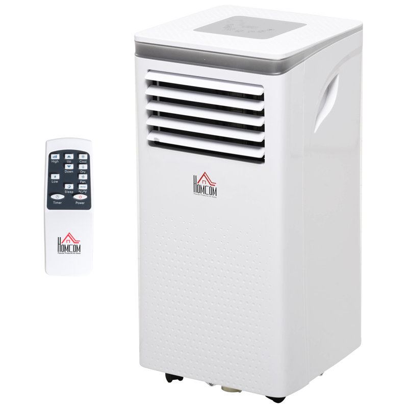 HomCom 10000 BTU Portable Air Conditioner for 194 Square Feet with Remote Included