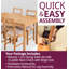 4 - Person Solid Oak Dining Set-87460563