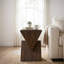 Table de bout à motif géométrique Modern Farmhouse-2053113024