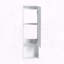 Armoire murale de salle de bain de 12 pouces avec portes Ã  fermeture douce et design suspendu, blanc brillant