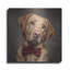  «Labrador Retriever In Bowtie» par Rich Monet, art mural en métal, 12 po x 12 po-906694345