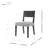 Brazile 20'' H Upholstered Side Chair-410531002-410531003