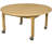 Laminate Adjustable Round 4 Students Activity Table-25407276