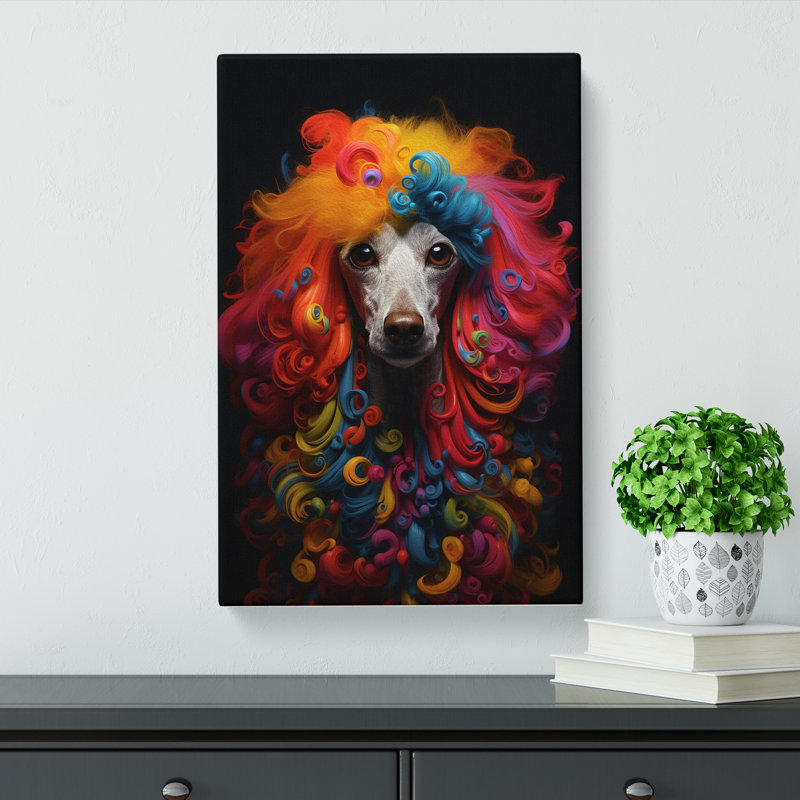 Poodle Conceptual - No Frame Print, 50cm H x 35cm W x 3cm D