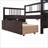 Twin Size Pine Wood Daybed with Two Drawers Espresso – Multi-Functional Sofa Bed for Small Spaces-1670896195-1670896193
