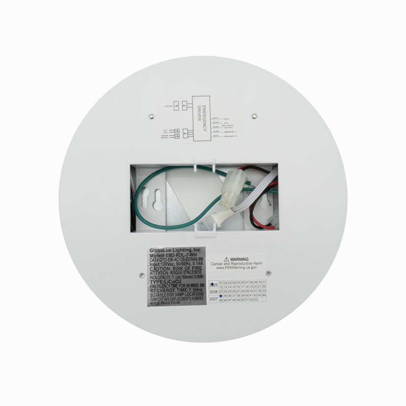 16W Battery Backup for 12" RDL Series - White