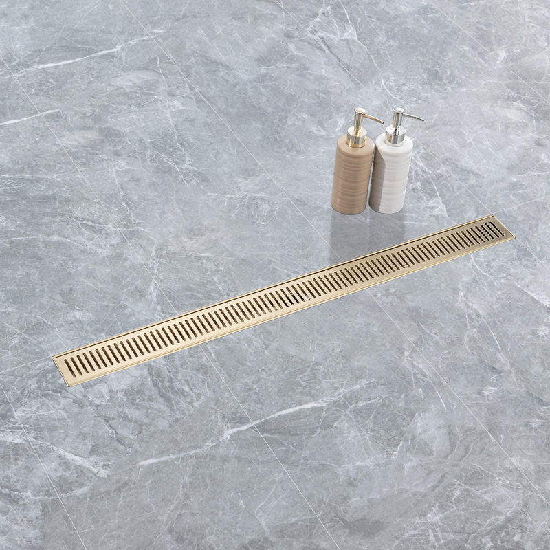 32'' W Linear Grid, Gold