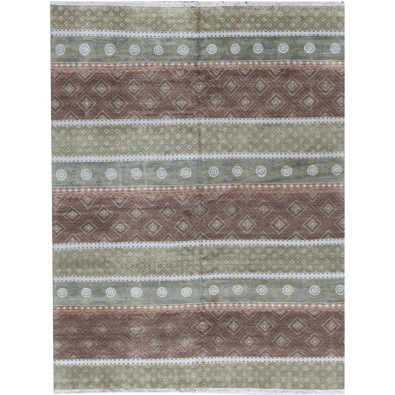 Wool Geometric Area Rug