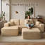 Repose-pieds moelleux de 37,01 po de largeur avec repose-pieds moelleux pour une décoration intérieure moderne-1415840678