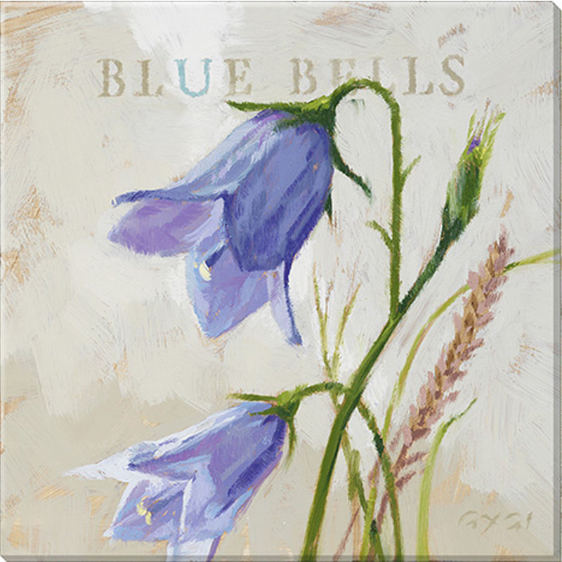 «Blue Bells», art mural giclée, H 20 po x l 20 po x P 1 po
