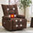 Power Lift Recliner Chair Heated Massage Electric Recliner with Cup Holders and Side Pocket
