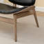 Chaise d'appoint en similicuir Arrielle