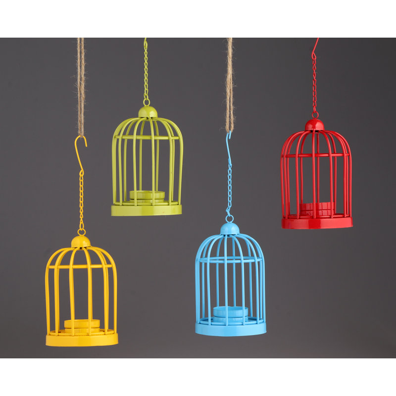 5'' H Metal Wall Tealight Holder with Candle Included