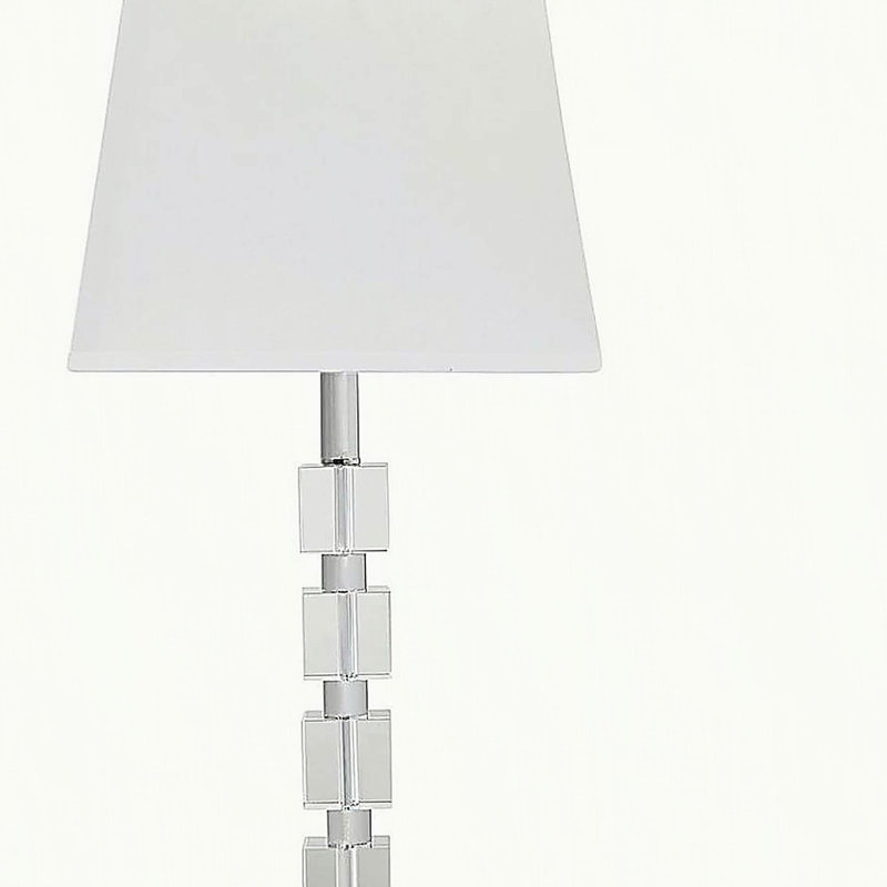 25" Wendi Glam Crystal Cube Ice Table Lamp