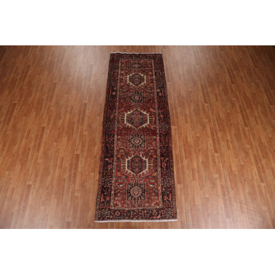 Tribal Geometric   Runner Rug 4x11