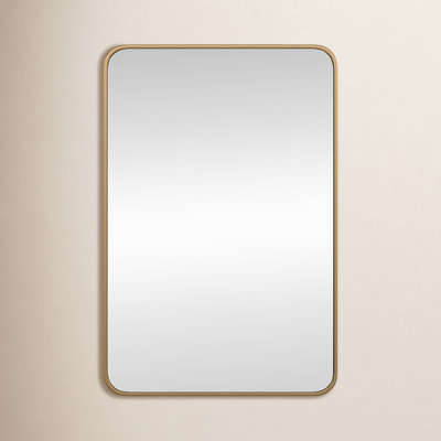 Sabine Metal Rounded Rectangle Wall Mirror