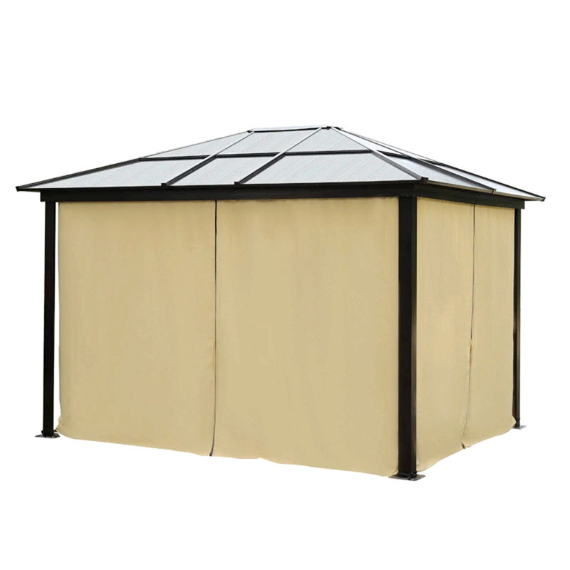 Pavillon de jardin extérieur, pavillon de pavillon rigide
