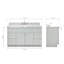 Ensemble de meuble-lavabo simple 61 po Abell-94350853