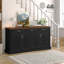 Buffet cannelé à 4 portes et 3 tiroirs-1017165187