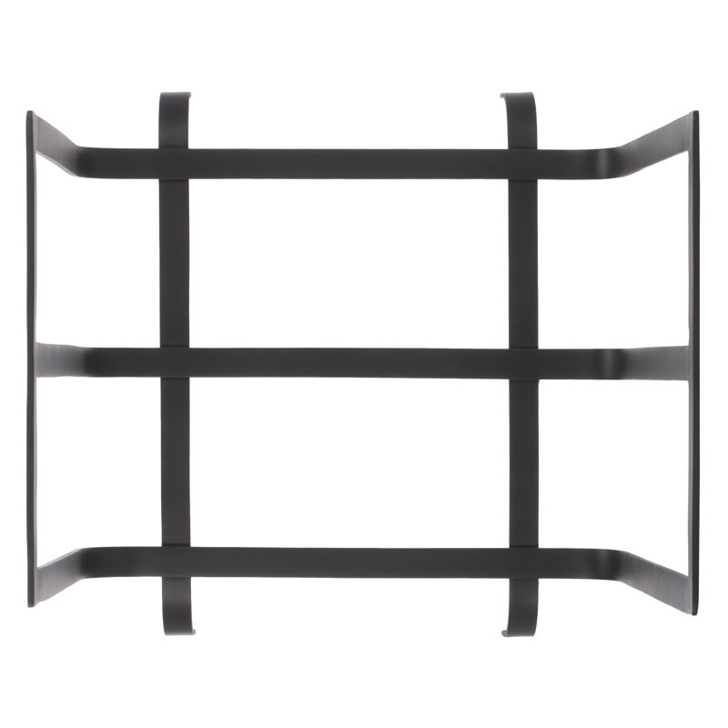 Porte-bûches en métal Bethlynne, Black