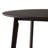 5-Piece Counter-Height Round Dining Set with Cushioned Linen Chairs, Grey-1247422495