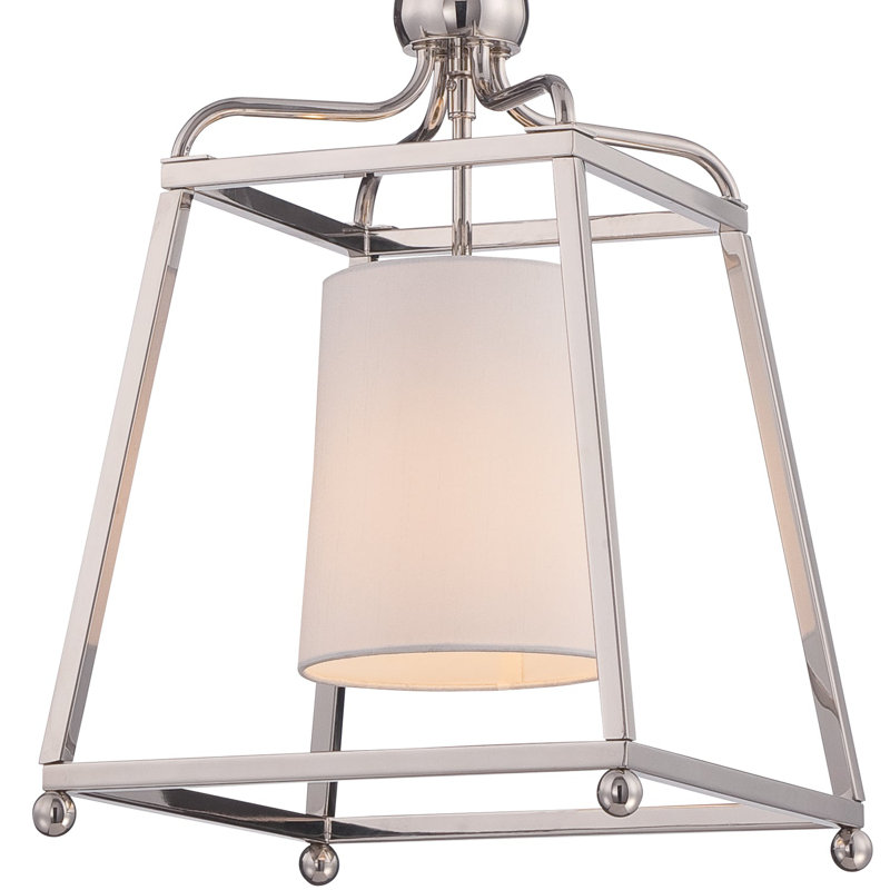 Luminaire suspendu 1 lumière, Nickel