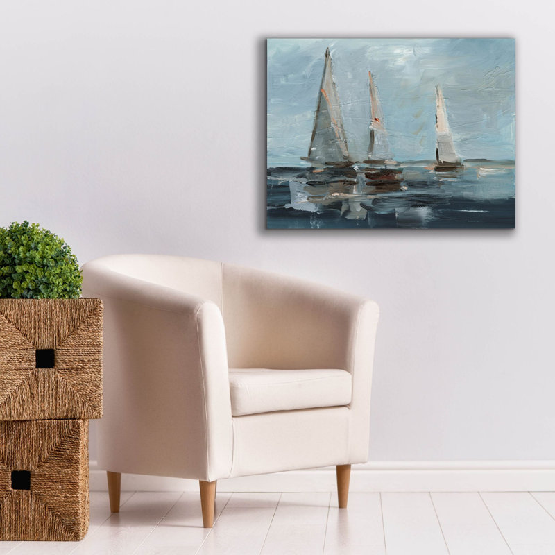 «Summer Sailing On The Bay 2» par Ethan Harper, art mural sur toile, H 26 po x l 34 po