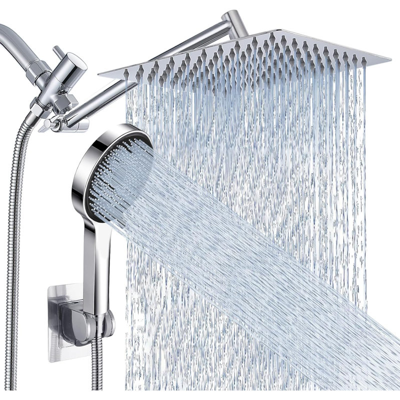 Pomme de douche à pluie double 1,75 GPM GPM