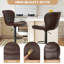 Adjustable Height Counter Stool with Metal Frame-309463932