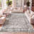 Attie Filigree Gray/Black Rug-2046581953