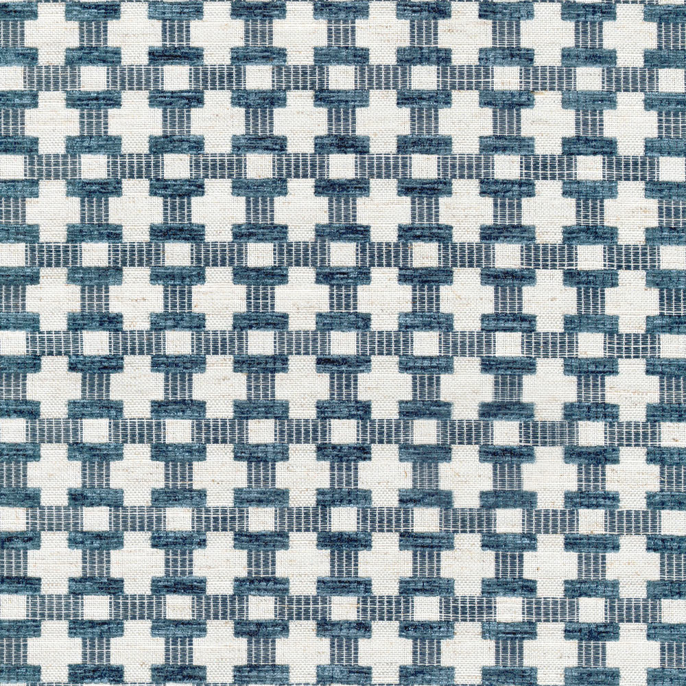 Birch Lane Stride Throw Pillow Lumbar, Polyester, Blue Geometric