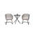 3-Piece Outdoor Wicker Bistro Set