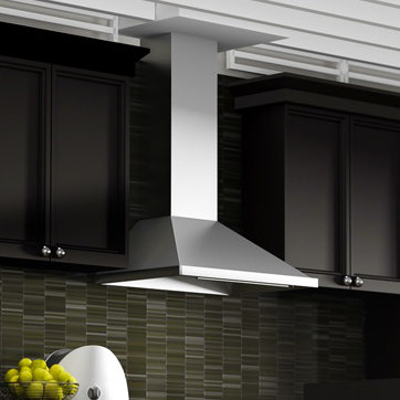 36" Professional 400 CFM Convertible Wall Mount Range Hood in Stainless Steel