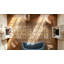 Tapis ivoire antique en laine Shirvan