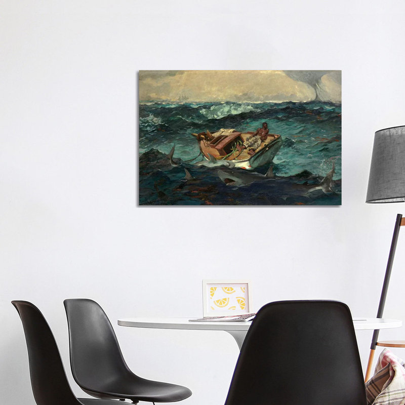 The Gulf Stream, 1899 by Winslow Homer - Wrapped Canvas Gallery-Wrapped Canvas Giclée, 101.6 cm H x 66.04 cm W x 3.175 cm D