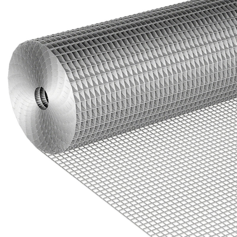 Hardware Cloth 1/2 Inch 48inx100ft 19 Gauge Vinyl Coated Square Chicken Wire Fence Mesh Roll, 10.43 in. H x 10.43 in. W