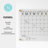 Thomas Martha Stewart Acrylic Wall Calendar with Dry Erase Marker and Mounting Hardware-89798282