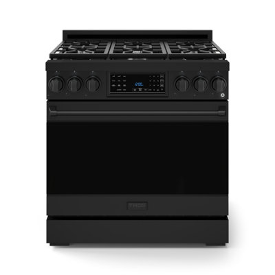 Cuisinière au gaz professionnelle de 36 po avec panneau tactile inclinable Gordon Ramsay de THOR Kitchen