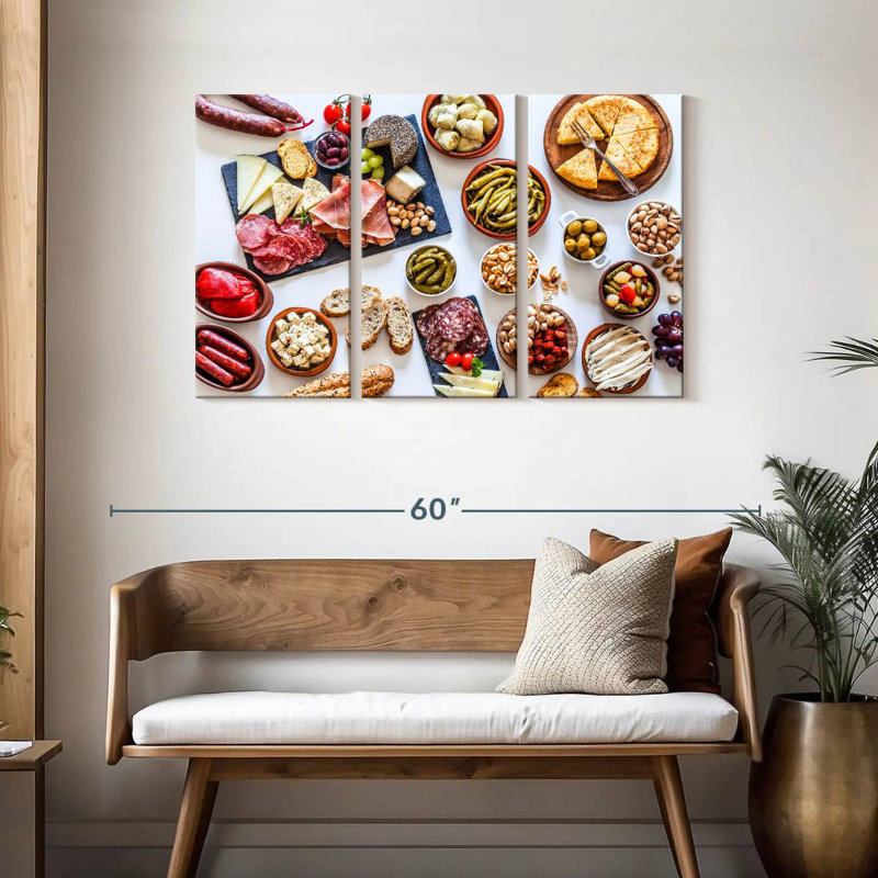 Tapas de style espagnol Yarlin, H 28 po x l 45 po