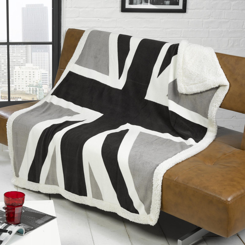 Kemp Graphic Print & Text Duvet Cover Set, Black