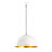 Scandinavian Chandelier with Metal Body, White Finish | E27 Socket, Max 40W | Elegant Lighting for Modern Home Décor, IP20 Rated-1190950352-1190950354
