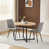 Argyle Grid Grey Leather Chairs#2 is out of stock