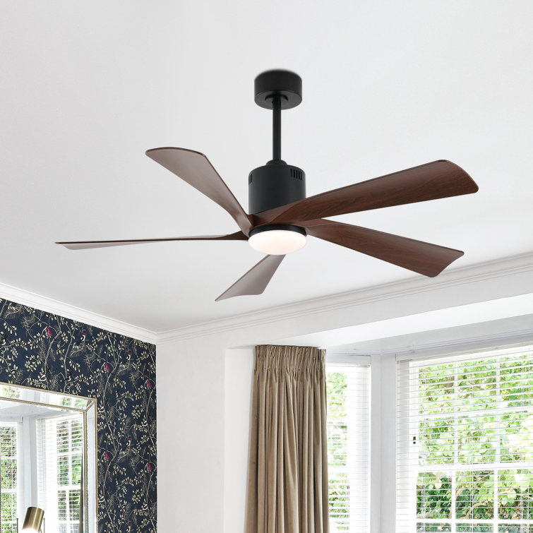 52" 5-Blade Modern LED Ceiling Fan with Light Kit and Remote Control