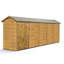 Modular Apex Garden Shed  20X4 No Windows
