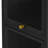 Modern Three-Tier Glass Door Cabinet With Featuring Four-Tier Storage, For Entryway Living Room Bathroom Dining Room,Black-2141493494-2141493488